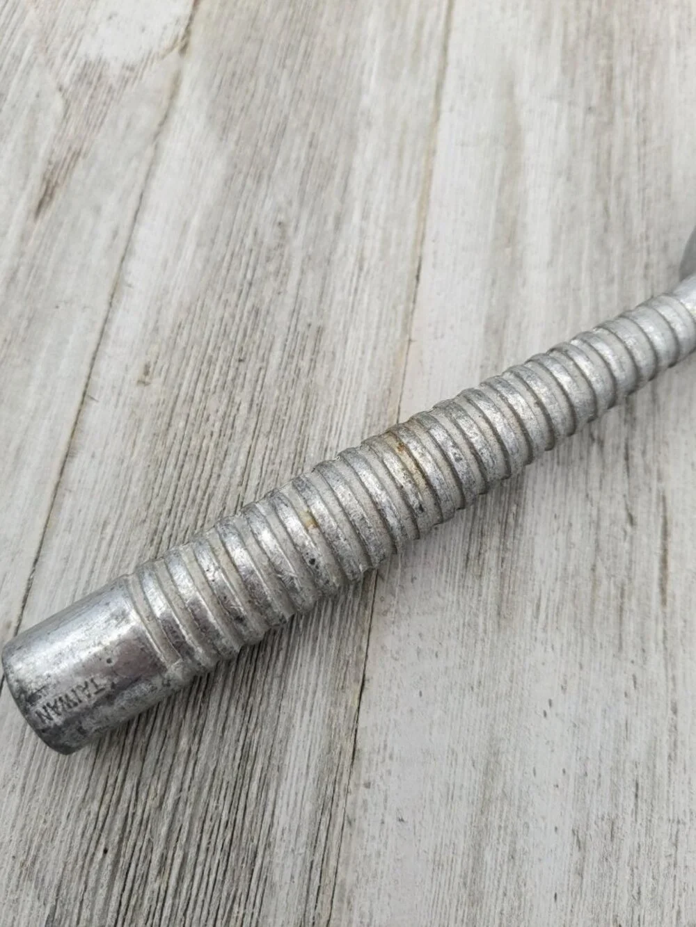 Metal Ice Cream Scoop Vintage Metal Ribbed 6 3/4